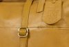 Burkely Natural Norah Workbag sárga színű női bőr válltáska, kézitáska, laptop tartóval 14"