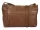 Burkely Natural Norah Collection barna női bőr oldaltáska, crossbody 18 x 10 cm