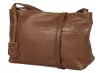 Burkely Natural Norah Collection barna női bőr oldaltáska, crossbody 18 x 10 cm