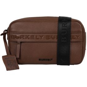   Burkely Minimal Mason konyak színű bőr övtáska, crossbody 23 x 13,5 cm