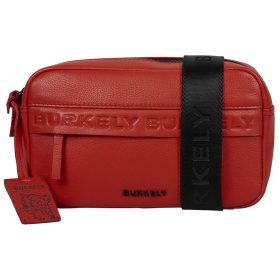   Burkely Minimal Mason piros bőr övtáska, crossbody 23 x 13,5 cm