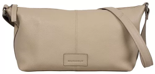 Burkely Soft Skylar drapp női bőr válltáska, oldaltáska 26 x 16 x 10 cm