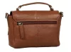 Burkely Soft Skylar konyak színű kisméretű női bőr kézitáska, vállpánttal 18 x 13 cm