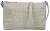 Burkely Cool Colbie világosszürke női bőr oldaltáska, crossbody 24 x 16 x 3 cm
