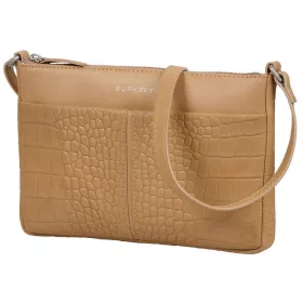   Burkely Cool Colbie mogyoróbarna női bőr oldaltáska, crossbody 24 x 16 x 3 cm