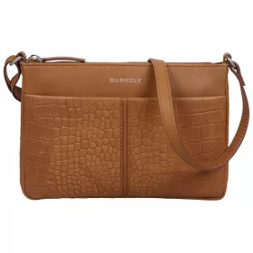   Burkely Cool Colbie konyakbarna női bőr oldaltáska, crossbody 24 x 16 x 3 cm