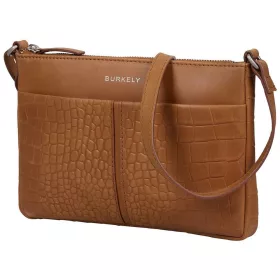   Burkely Cool Colbie konyakbarna női bőr oldaltáska, crossbody 24 x 16 x 3 cm