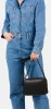 Burkely Soft Skylar fekete női bőr oldaltáska, crossbody 22 x 14,5 x 6,5 cm