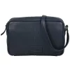 Burkely Soft Skylar sötétkék női bőr oldaltáska, crossbody 22 x 14,5 x 6,5 cm