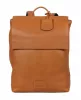 Burkely Soft Skylar konyak női bőr hátizsák,  laptoptáska 14"