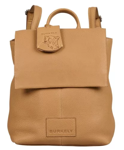 Burkely Soft Skylar mogyoróbarna női bőr hátizsák, oldaltáska 27 x 21 cm