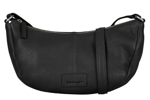Burkely SOFT SKYLAR kisméretű fekete bőr oldaltáska, crossbody