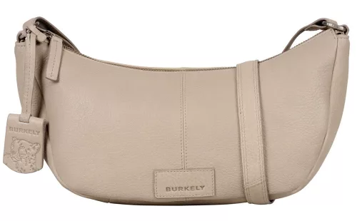 Burkely SOFT SKYLAR kisméretű szürke bőr oldaltáska, crossbody