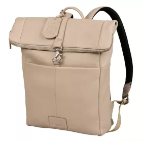   Burkely SOFT SKYLAR taupe bőr hátizsák, laptoptartó 14''