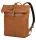 Burkely SOFT SKYLAR Rolltop konyakbarna bőr laptoptartós, hátizsák 14"
