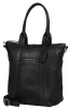 Burkely Mini Shopper fekete bőr válltáska, shopper