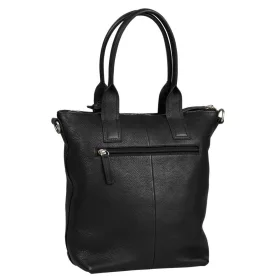 Burkely Mini Shopper fekete bőr válltáska, shopper