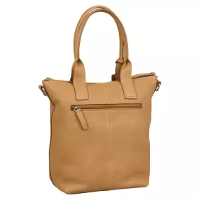 Burkely Mini Shopper bézs bőr válltáska, shopper