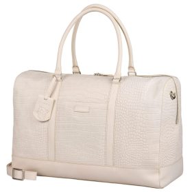   Burkely Cool Colbie Weekender törtfehér bőr utazótáska 51 x 32 cm