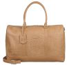 Burkely Cool Colbie Weekender bézs bőr utazótáska 51 x 32 cm