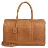Burkely Cool Colbie Weekender konyak női bőr utazótáska 51 x 32 cm