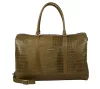 Burkely Cool Colbie Weekender zöld bőr utazótáska 51 x 32 cm