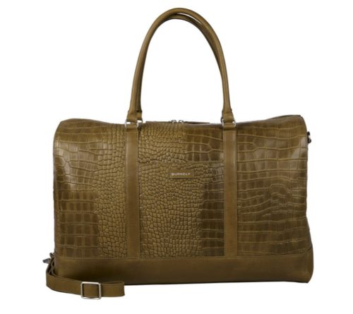 Burkely Cool Colbie Weekender zöld bőr utazótáska 51 x 32 cm