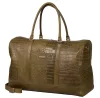 Burkely Cool Colbie Weekender zöld bőr utazótáska 51 x 32 cm