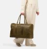 Burkely Cool Colbie Weekender zöld bőr utazótáska 51 x 32 cm