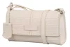 Burkely Cool Colbie törtfehér színű, női bőr crossbody táska, RFID védelemmel