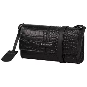   Burkely Cool Colbie fekete női bőr crossbody táska, RFID védelemmel