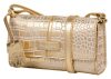 Burkely Cool Colbie arany színű, női bőr crossbody táska, RFID védelemmel