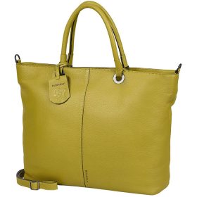   Burkely Radient Raeven zöld női bőr válltáska laptop tartóval 15,6"