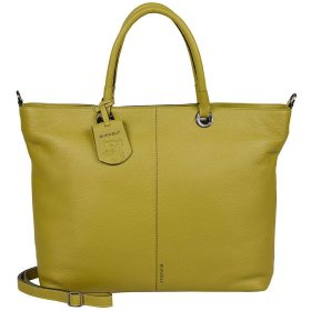   Burkely Radient Raeven zöld női bőr válltáska laptop tartóval 15,6"