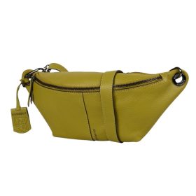   Burkely Radient Raeven zöld bőr crossbody, övtáska 41 x 15 cm