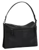 Burkely Rogue Robyn Hobo fekete női bőr válltáska 40 x 27,5 cm