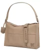 Burkely Rogue Robyn Hobo drapp női bőr válltáska 40 x 27,5 cm
