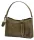 Burkely Rogue Robyn Hobo zöld női bőr válltáska 40 x 27,5 cm
