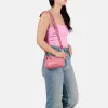 Burkely Always Alyx pink női bőr oldaltáska, crossbody 21,5 x 13 cm