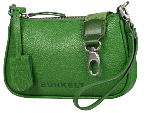 Burkely Always Alyx zöld női bőr oldaltáska, crossbody 21,5 x 13 cm