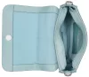 Burkely Ava türkizkék női bőr válltáska, crossbody 22 x 14 x 5,5 cm
