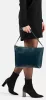 Burkely Fine Florence kék női bőr válltáska, crossbody 27 x 23 cm