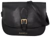 Burkely Demi fekete női bőr válltáska, crossbody 20 × 12,5 × 8 cm