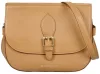 Burkely Demi mogyoróbarna női bőr válltáska, crossbody 20 × 12,5 × 8 cm