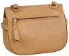 Burkely Demi mogyoróbarna női bőr válltáska, crossbody 20 × 12,5 × 8 cm