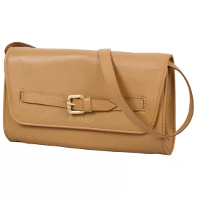   Burkely Demi mogyoróbarna női bőr válltáska, clutch 23 × 13 × 8 cm