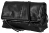 Burkely Nalan fekete női bőr válltáska, crossbody 27 × 18 × 3 cm
