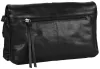 Burkely Nalan fekete női bőr válltáska, crossbody 27 × 18 × 3 cm