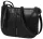 Burkely Nalan fekete női bőr válltáska, crossbody 24 × 17 × 2,5 cm