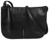 Burkely Nalan fekete női bőr válltáska, crossbody 24 × 17 × 2,5 cm
